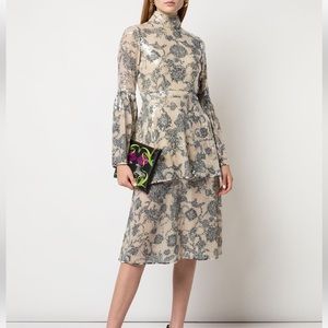 Cynthia Rowley Michelle Sequin Tiered Dress